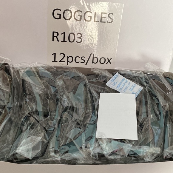 12 pack Safety COVID Goggles - Picture 3 of 5